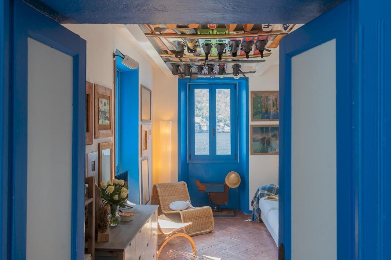 Deriva Apartment On Careno'S Beach By Rent All Como Nesso Bagian luar foto
